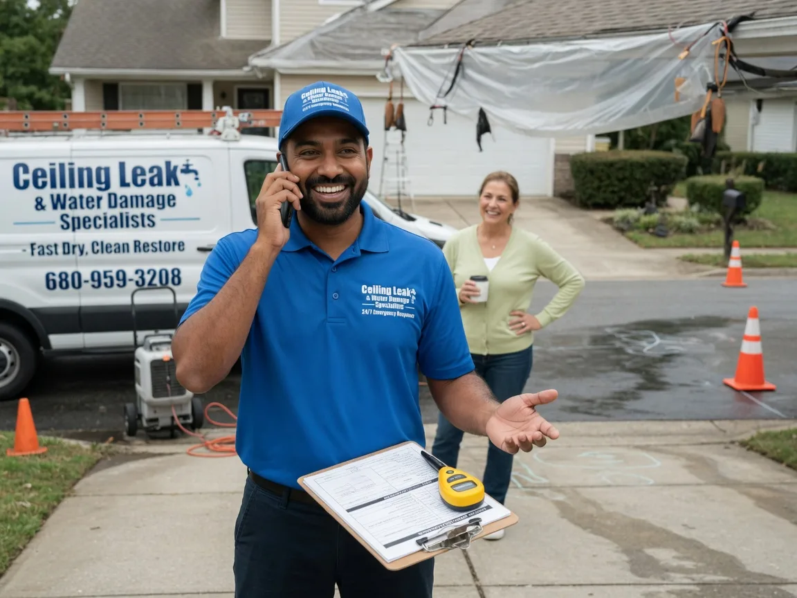 Ceiling Leak Cleanup Mount Erie, IL FAQs